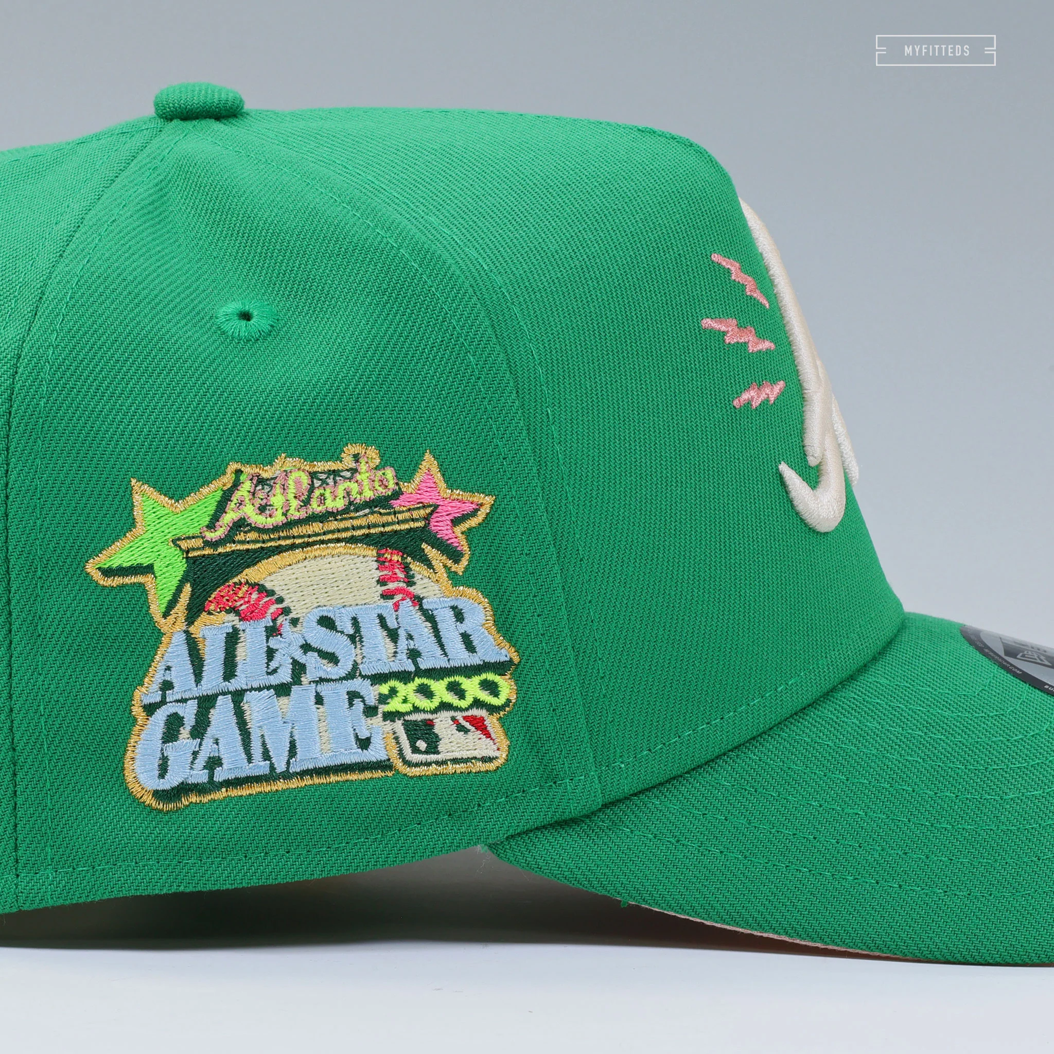 ATLANTA BRAVES 2000 ALL-STAR GAME TYLER THE CREATOR INSPIRED NEW ERA 9FIFTY A-FRAME SNAPBACK - Image 5