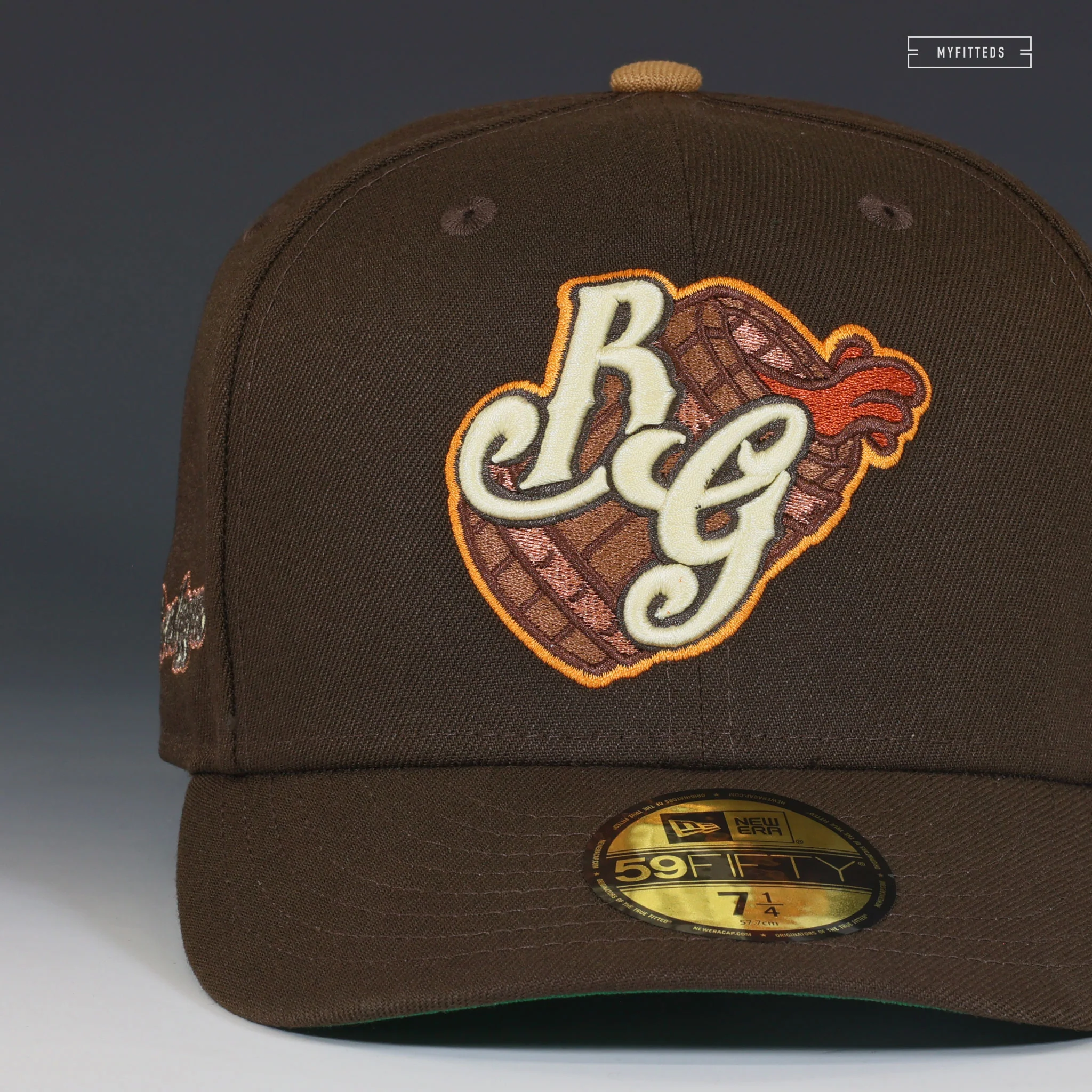 BOWLING GREEN HOT RODS X BOOTLEGGERS A&W ROOT BEER INSPIRED THEME NIGHT NEW ERA FITTED CAP - Image 3