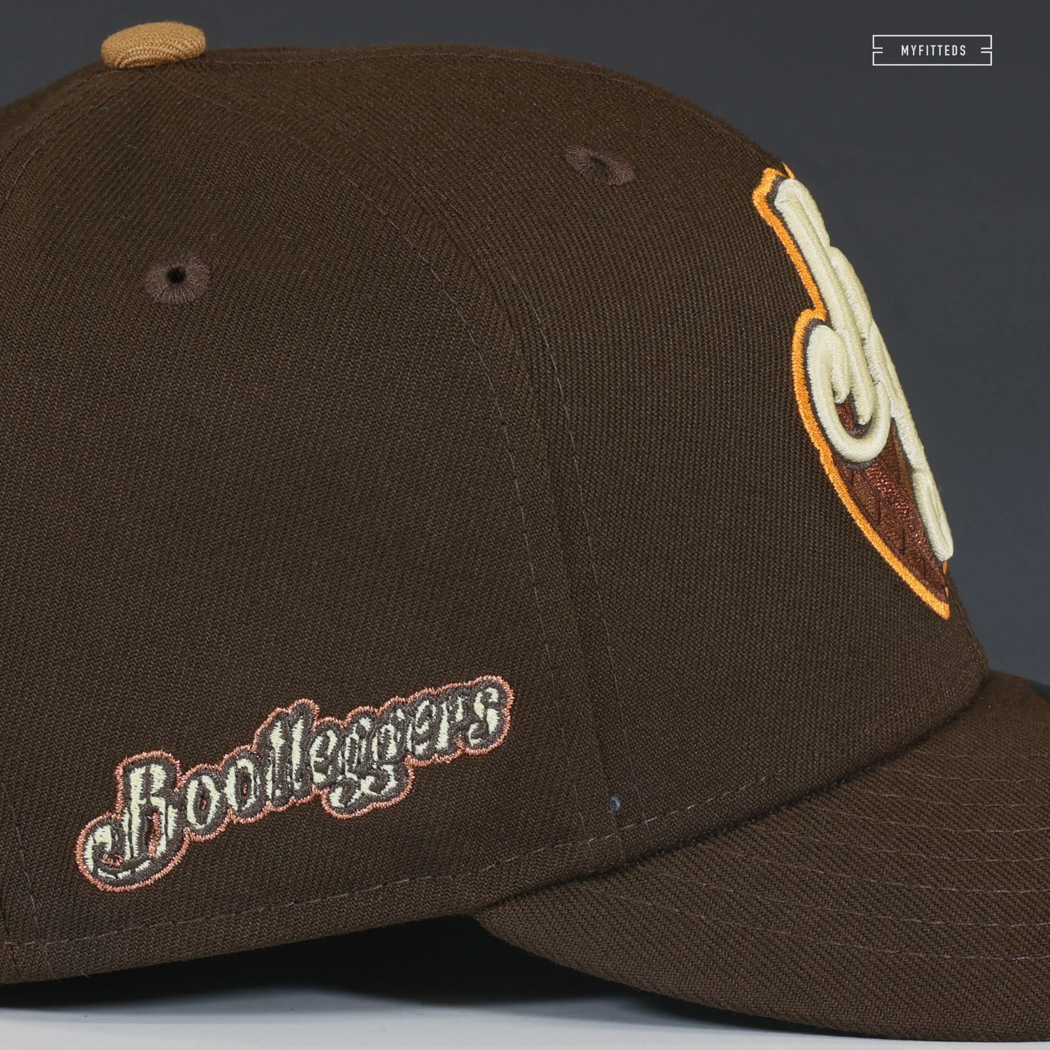 BOWLING GREEN HOT RODS X BOOTLEGGERS A&W ROOT BEER INSPIRED THEME NIGHT NEW ERA FITTED CAP - Image 5