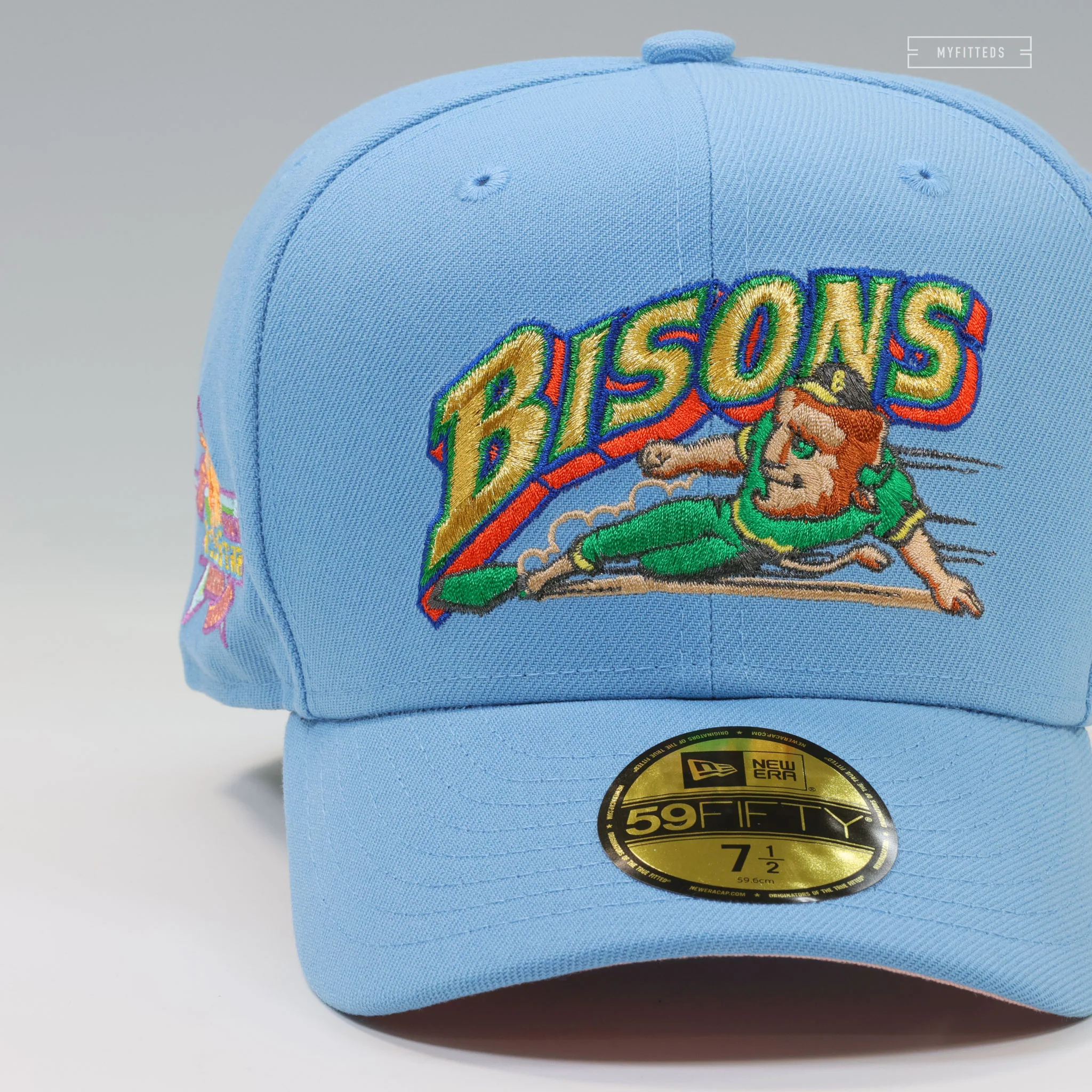 BUFFALO BISONS 2012 ALL-STAR GAME BUFFALO LUCKY CHARMS SWISS MISS INSPIRED NEW ERA FITTED CAP - Image 3