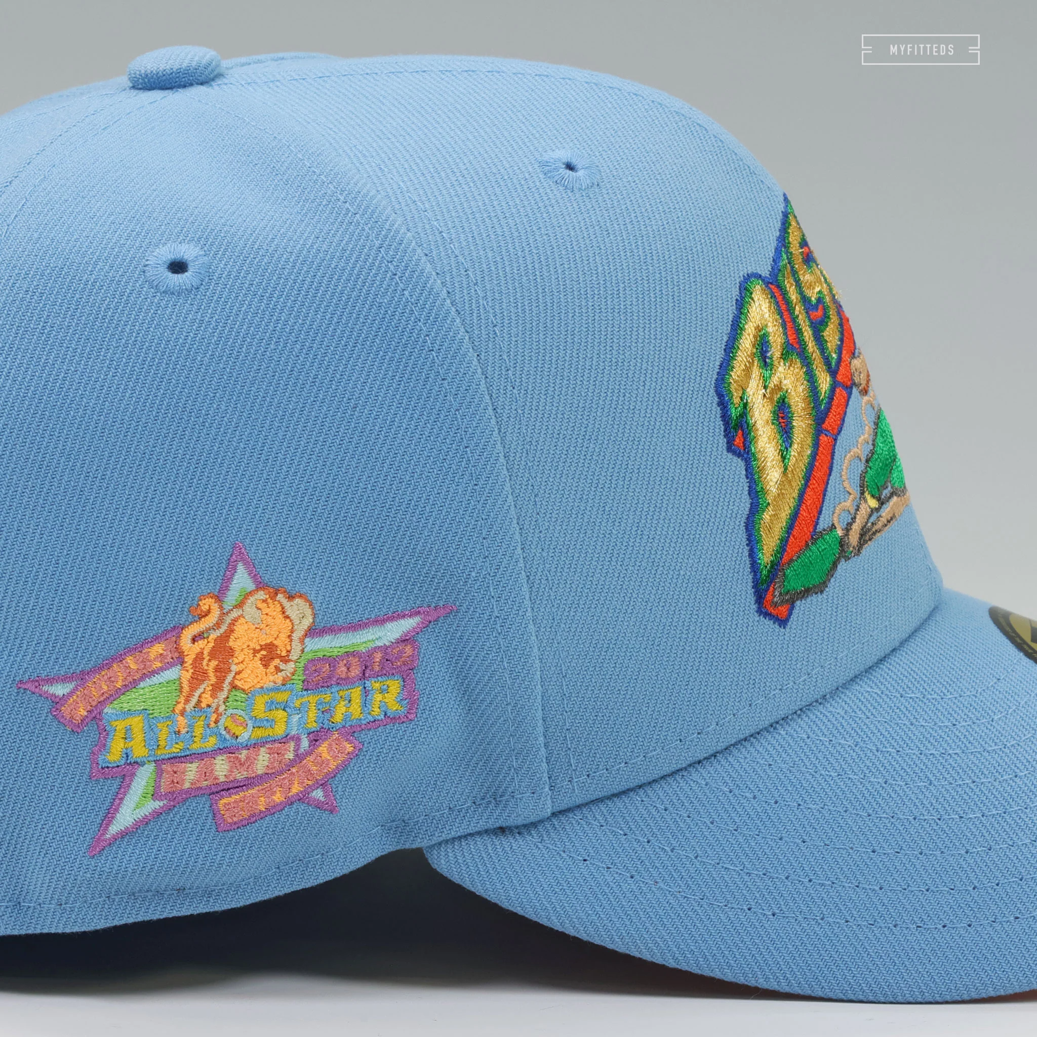 BUFFALO BISONS 2012 ALL-STAR GAME BUFFALO LUCKY CHARMS SWISS MISS INSPIRED NEW ERA FITTED CAP - Image 4