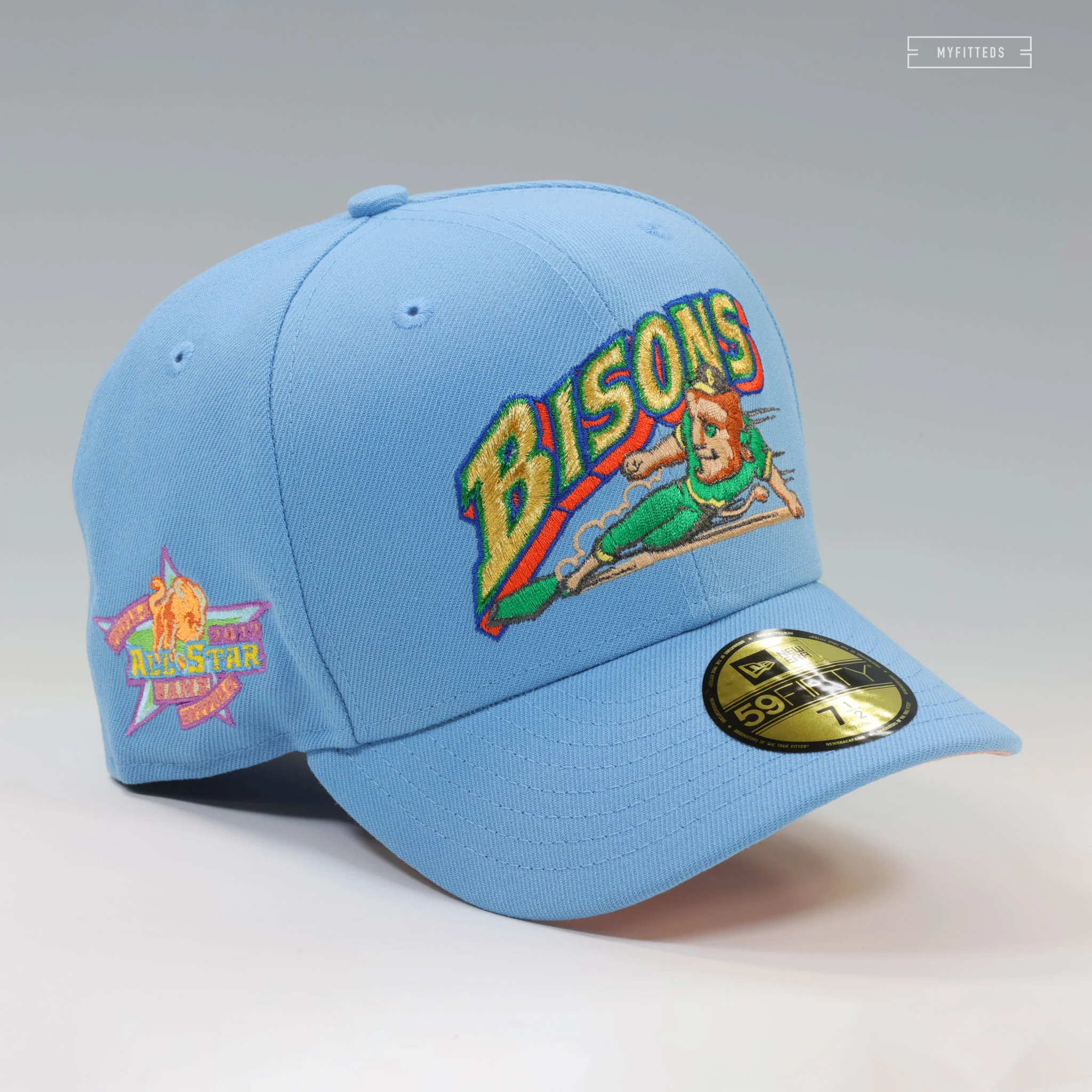 BUFFALO BISONS 2012 ALL-STAR GAME BUFFALO LUCKY CHARMS SWISS MISS INSPIRED NEW ERA FITTED CAP - Image 8