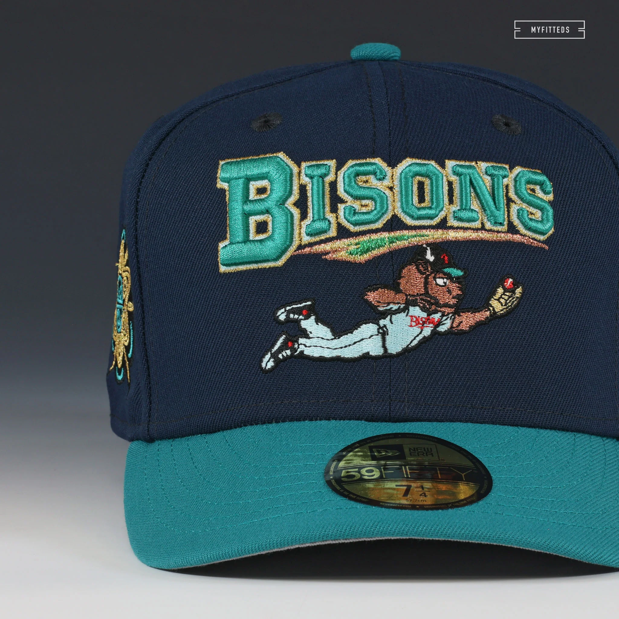 BUFFALO BISONS DIVING BUSTER COPA 2024 LUCES DE BUFFALO NEW ERA FITTED CAP - Image 3