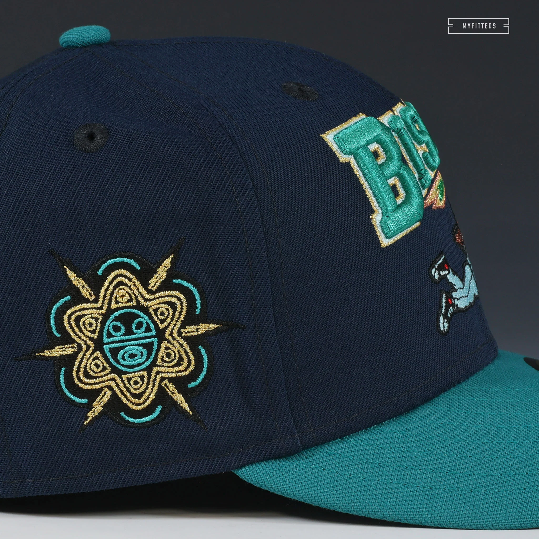 BUFFALO BISONS DIVING BUSTER COPA 2024 LUCES DE BUFFALO NEW ERA FITTED CAP - Image 6