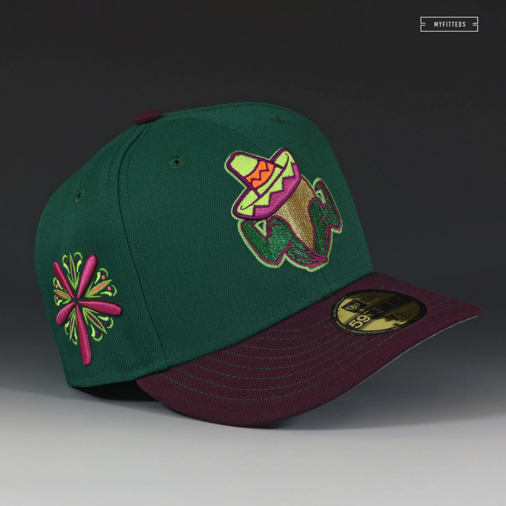 CEDAR RAPIDS KERNELS X GRANOS DE CEDAR RAPIDS COPA NEW ERA FITTED CAP - Image 2