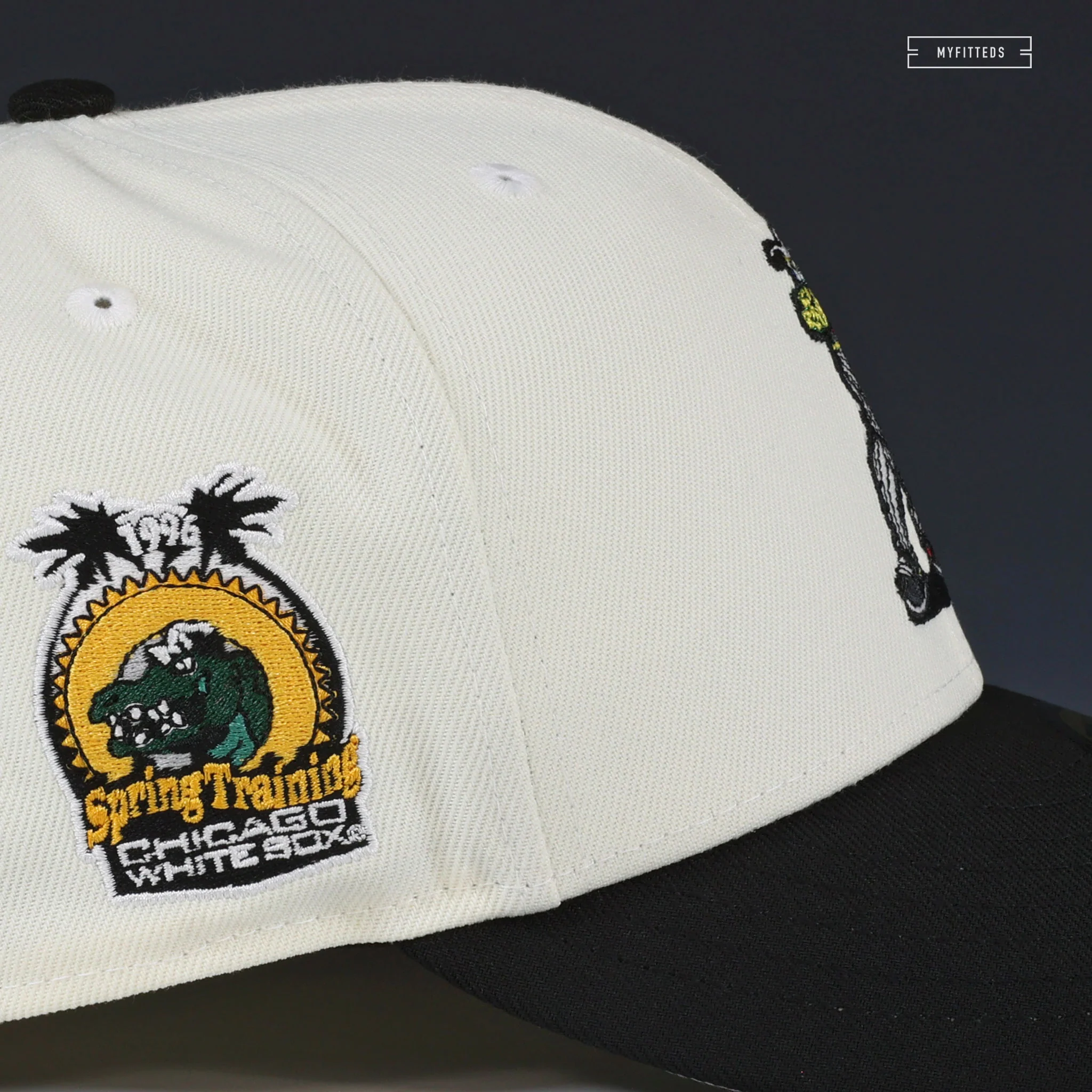 CHICAGO WHITE SOX 1996 SPRING TRAINING SOUTHPAW OFF WHITE NEW ERA FITTED CAP - Image 5