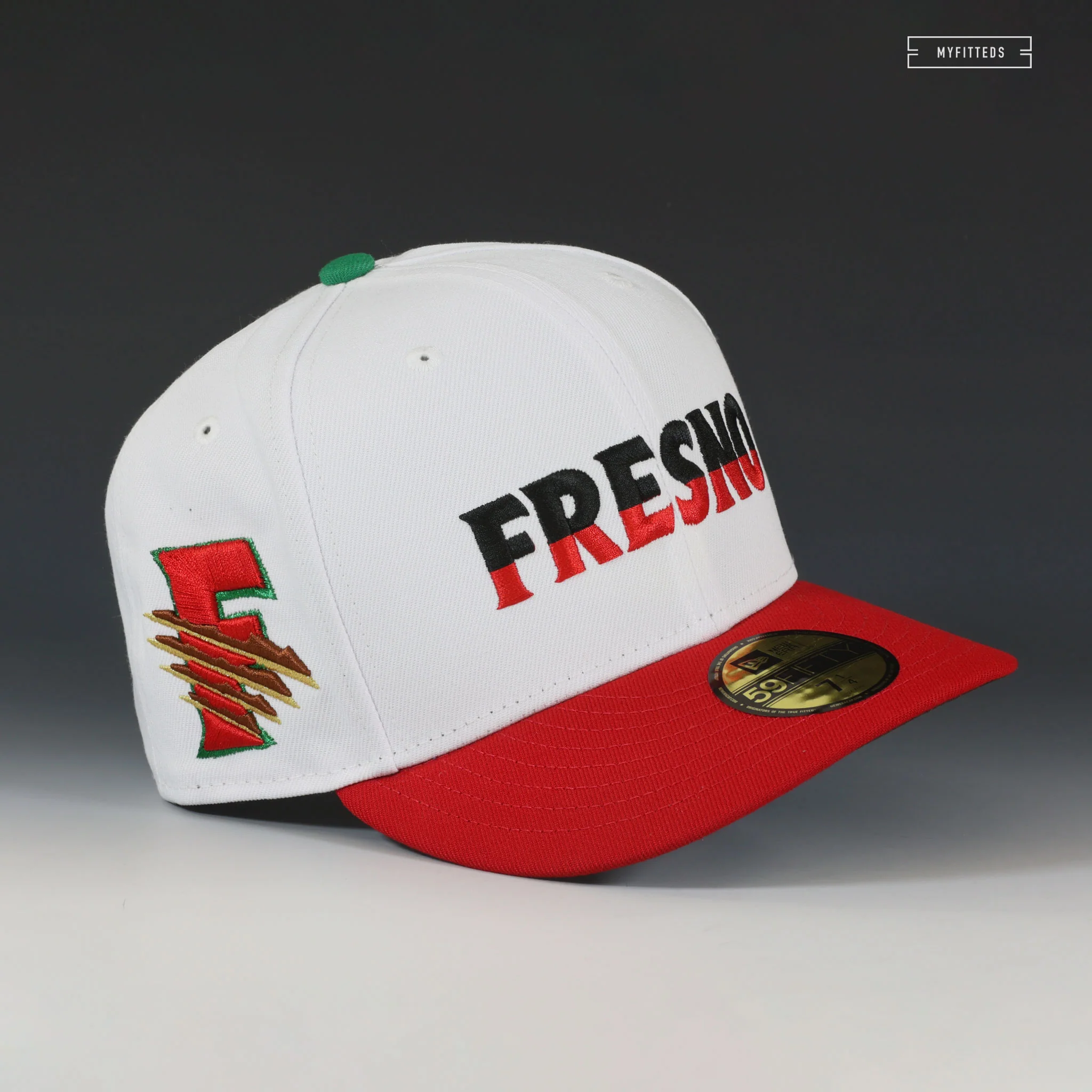 FRESNO GRIZZLIES GROWLIFORNIA CALI DUNK SB INSPIRED NEW ERA FITTED CAP - Image 2