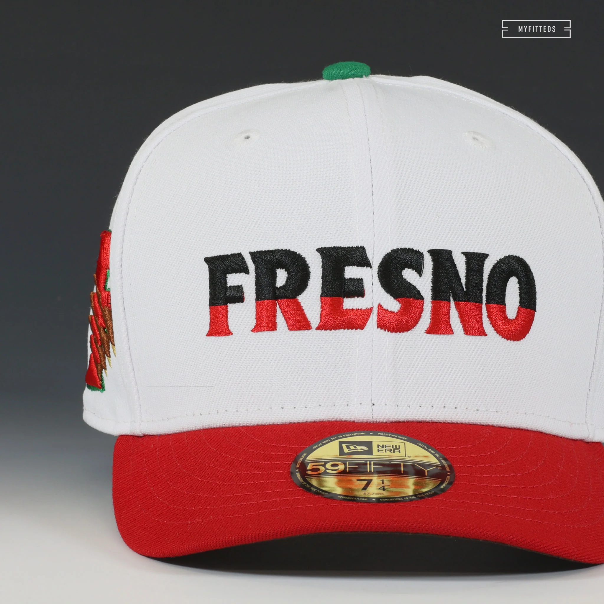 FRESNO GRIZZLIES GROWLIFORNIA CALI DUNK SB INSPIRED NEW ERA FITTED CAP - Image 3