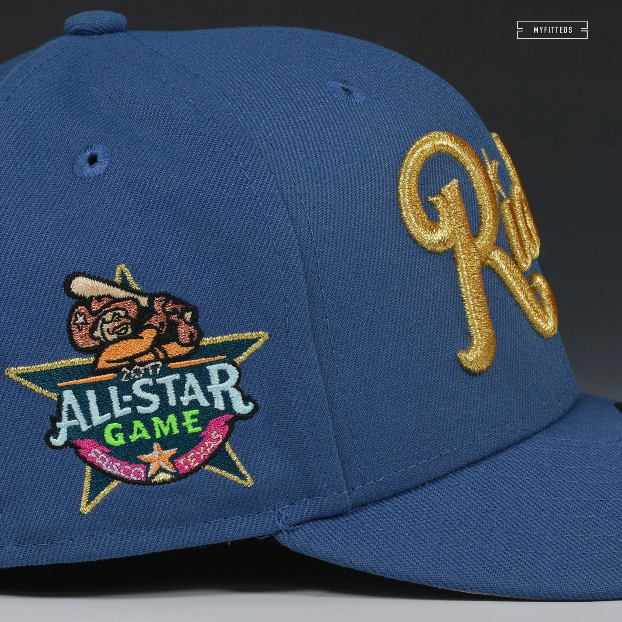 FRISCO ROUGH RIDERS 2017 ALL-STAR GAME WEATHERED LOOK NEW ERA FITTED CAP - Image 5