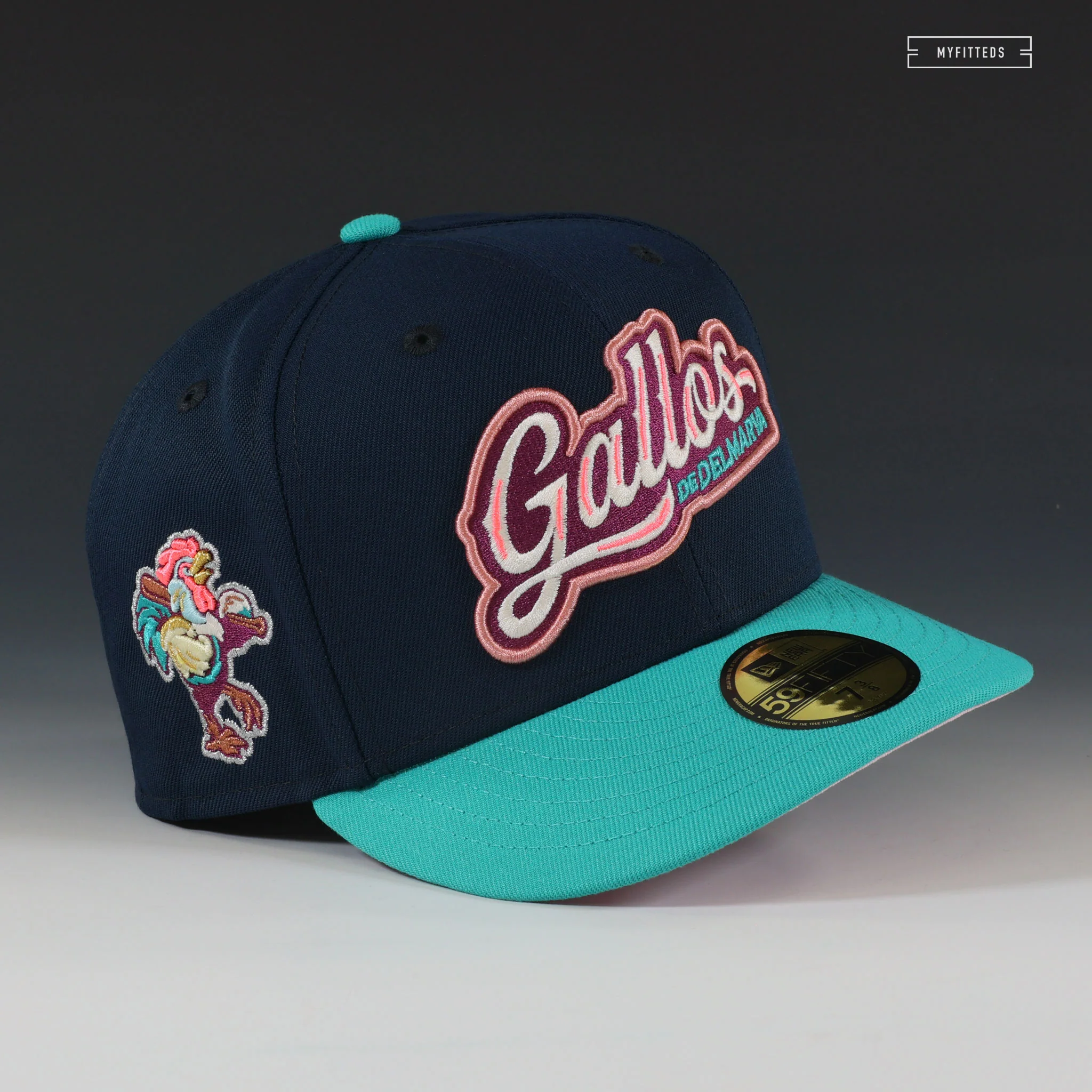 GALLOS DE DELMARVA X DELMARVA SHOREBIRDS COPA NIGHTSHADE NEW ERA FITTED CAP - Image 2