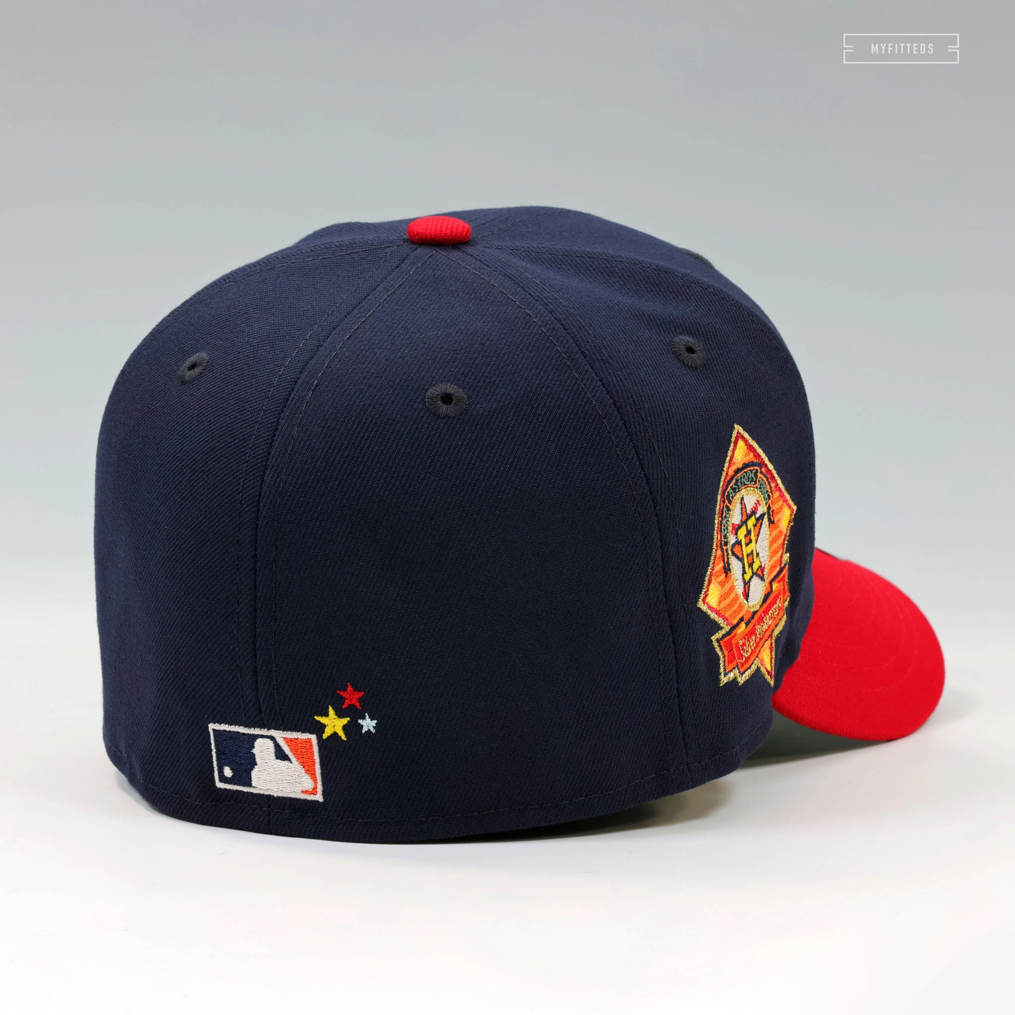 HOUSTON ASTROS 1962-1986 25TH SILVER ANNIVERSARY KATE'S JACKET INSPIRED NEW ERA FITTED CAP - Image 4