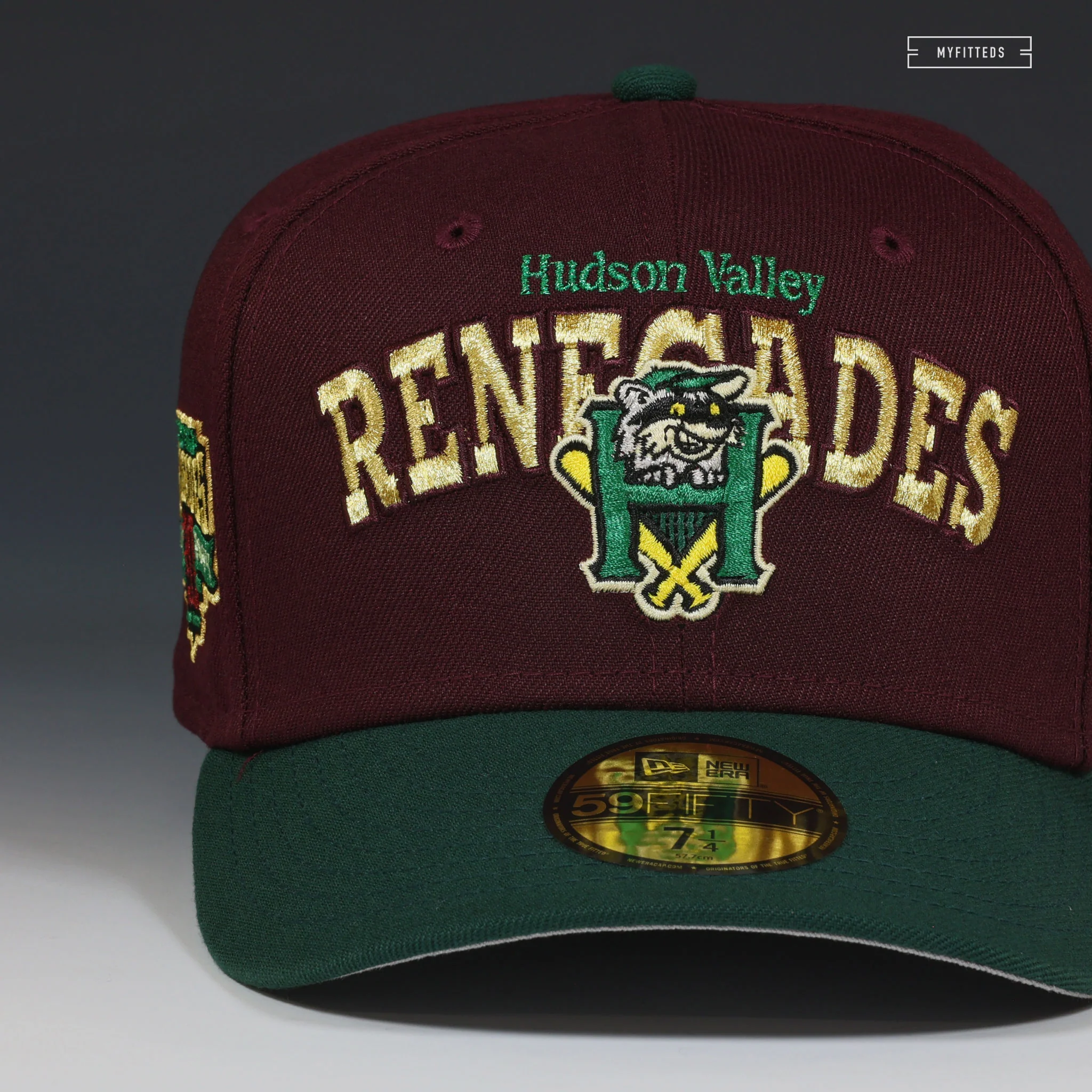 HUDSON VALLEY RENEGADES 30TH ANNIVERSARY RETRO TEAM COLOR NEW ERA FITTED CAP - Image 3