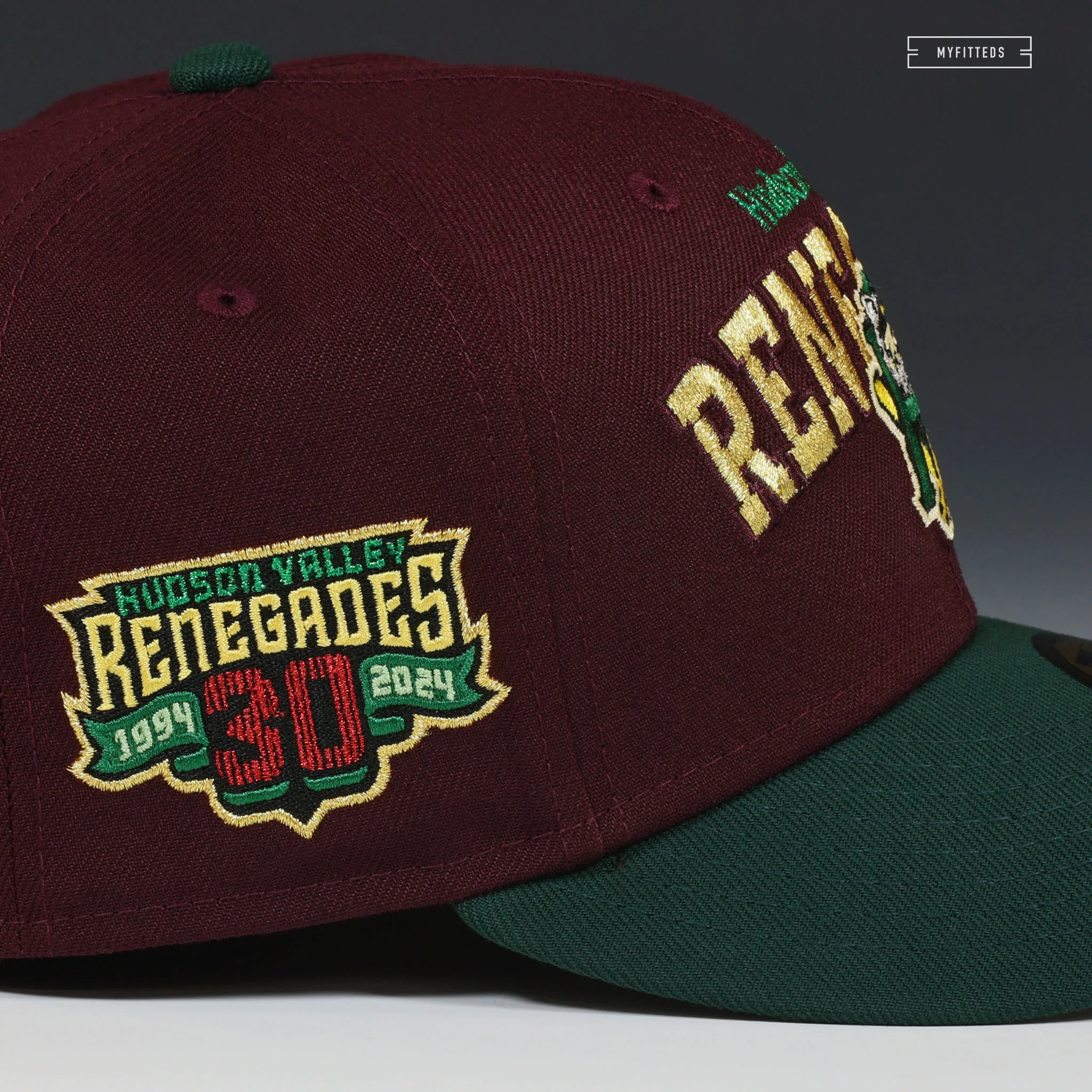 HUDSON VALLEY RENEGADES 30TH ANNIVERSARY RETRO TEAM COLOR NEW ERA FITTED CAP - Image 5