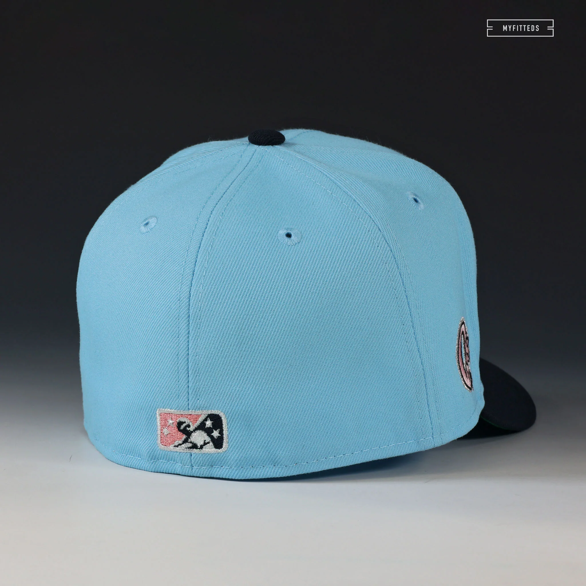 KANNAPOLIS CANNON BALLERS X Q'S THE THREE LITTLE PIGS INSPIRED NEW ERA FITTED CAP - Image 4