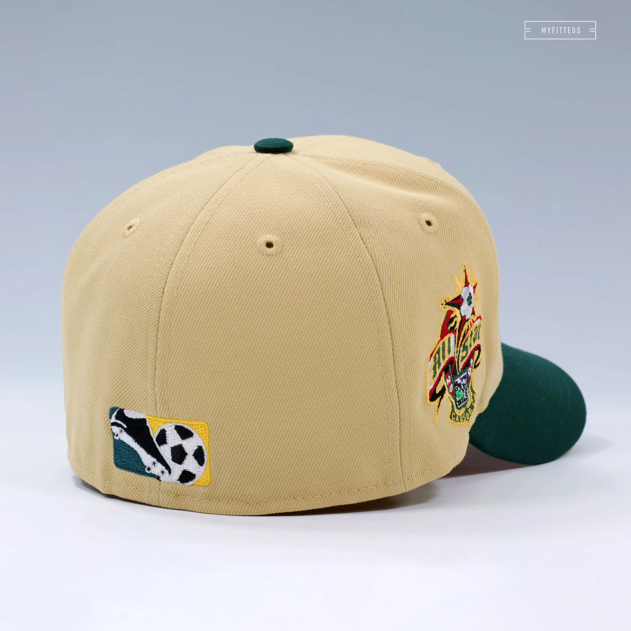 LOS ANGELES GALAXY 2003 MLS ALL-STAR GAME CARSON, CA. RETRO CAMPER PACK NEW ERA FITTED CAP - Image 4