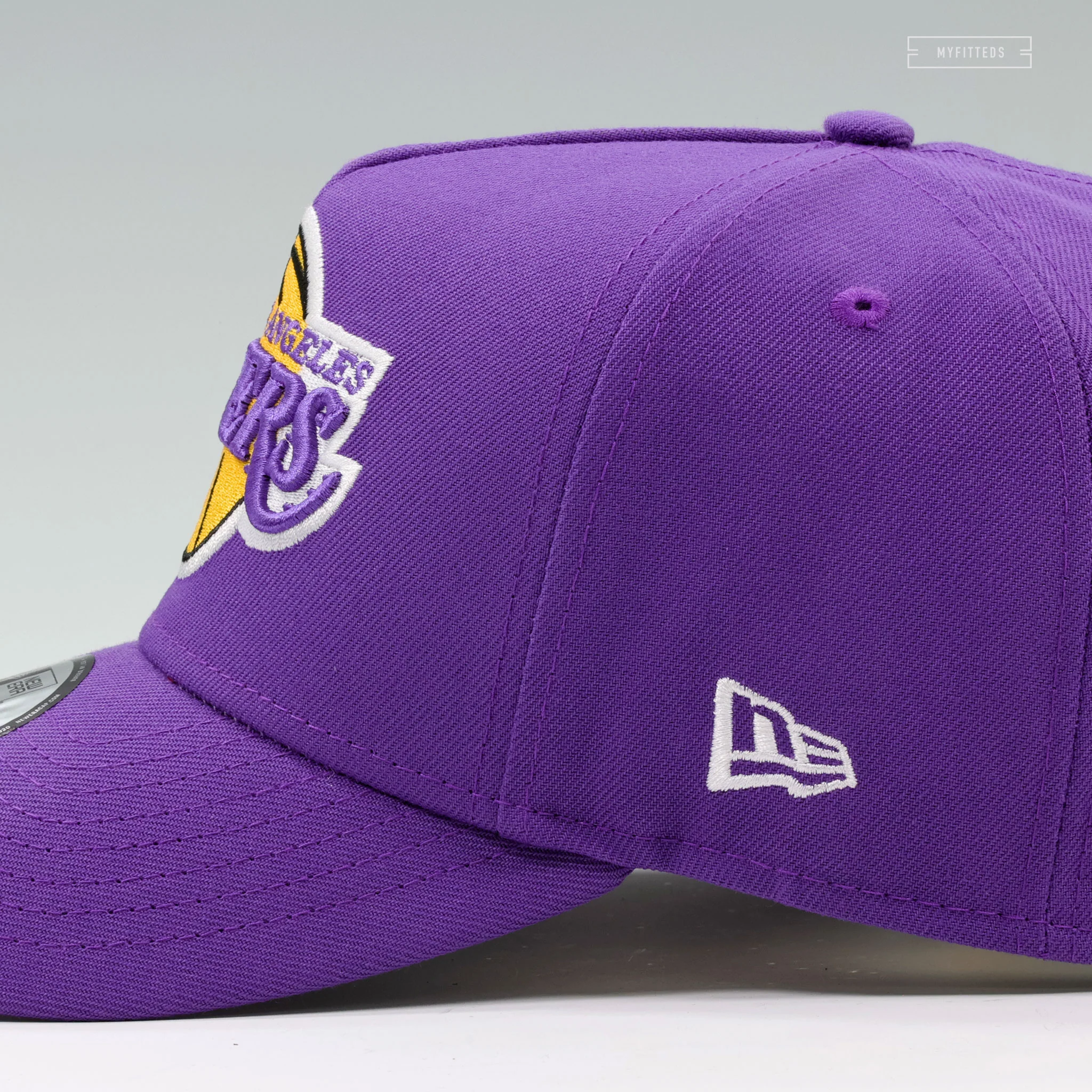 LOS ANGELES LAKERS 50TH ANNIVERSARY HWC 9FIFTY A-FRAME NEW ERA SNAPBACK HAT - Image 6