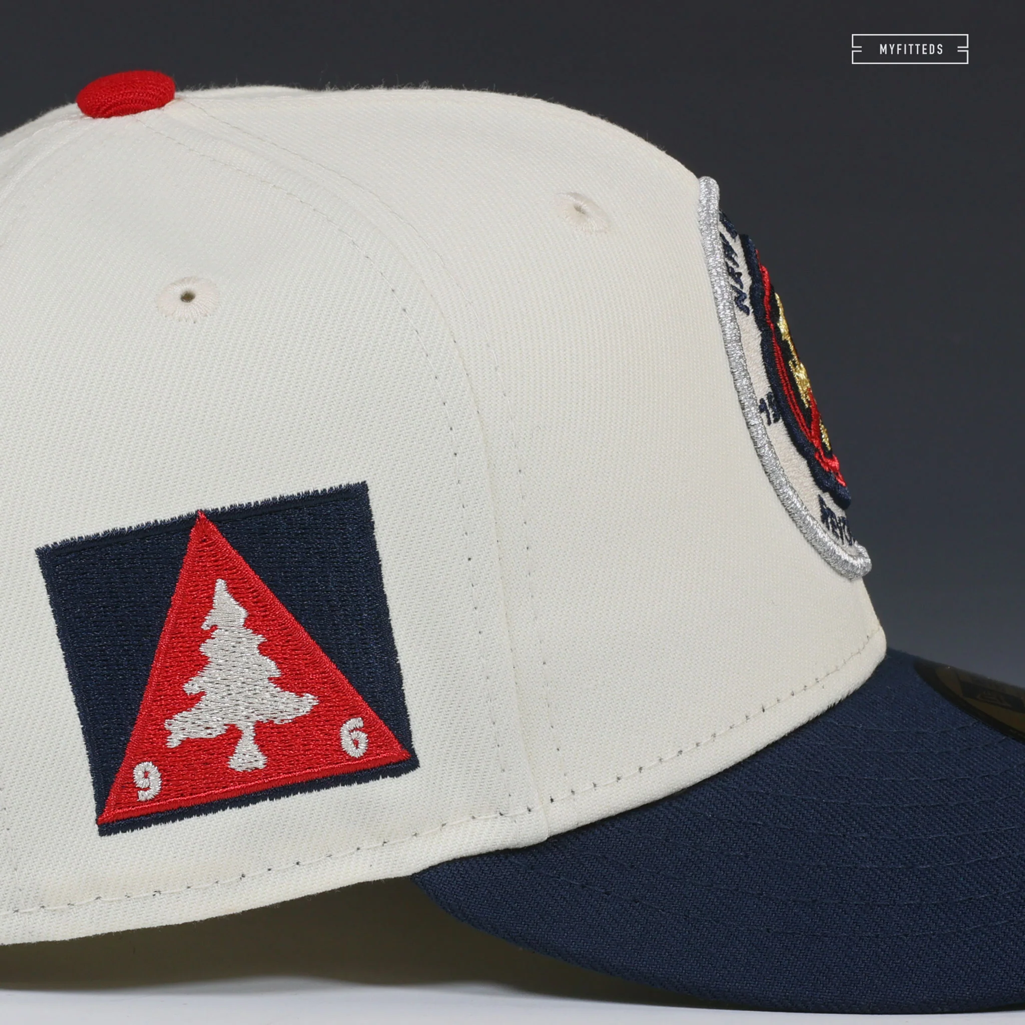 NEW ENGLAND REVOLUTION 1996 MLS RETRO OFF WHITE NEW ERA FITTED CAP - Image 5
