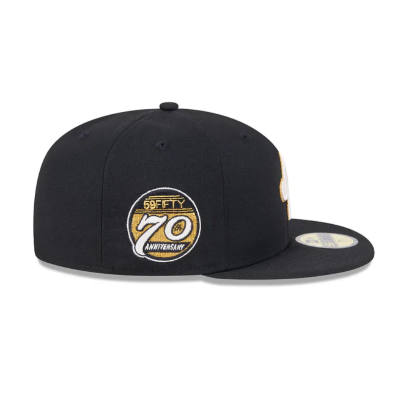 NEW ERA CAP 59FIFTY 70TH ANNIVERSARY SCRIPT 2024 59FIFTY DAY NEW ERA FITTED CAP - Image 5
