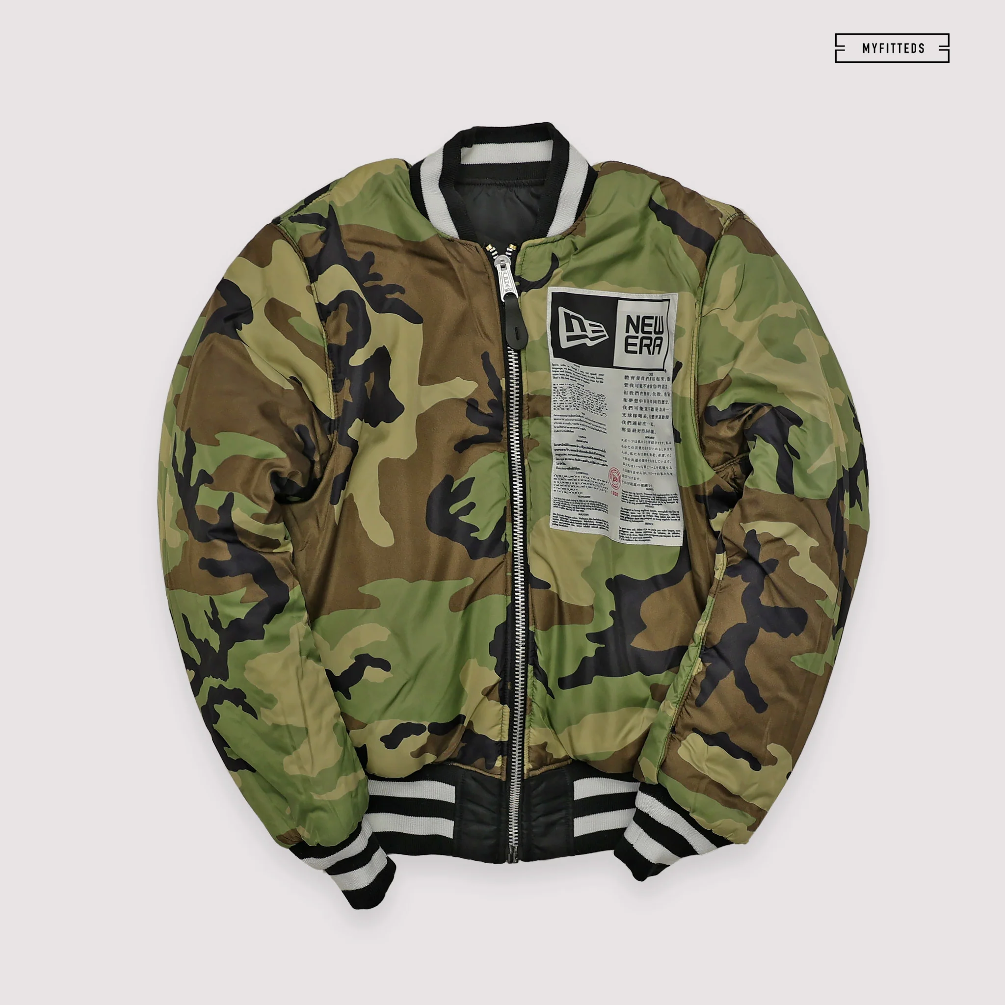 NEW ERA X ALPHA INDUSTRIES COLORADO ROCKIES REVERSIBLE BOMBER JACKET - Image 3