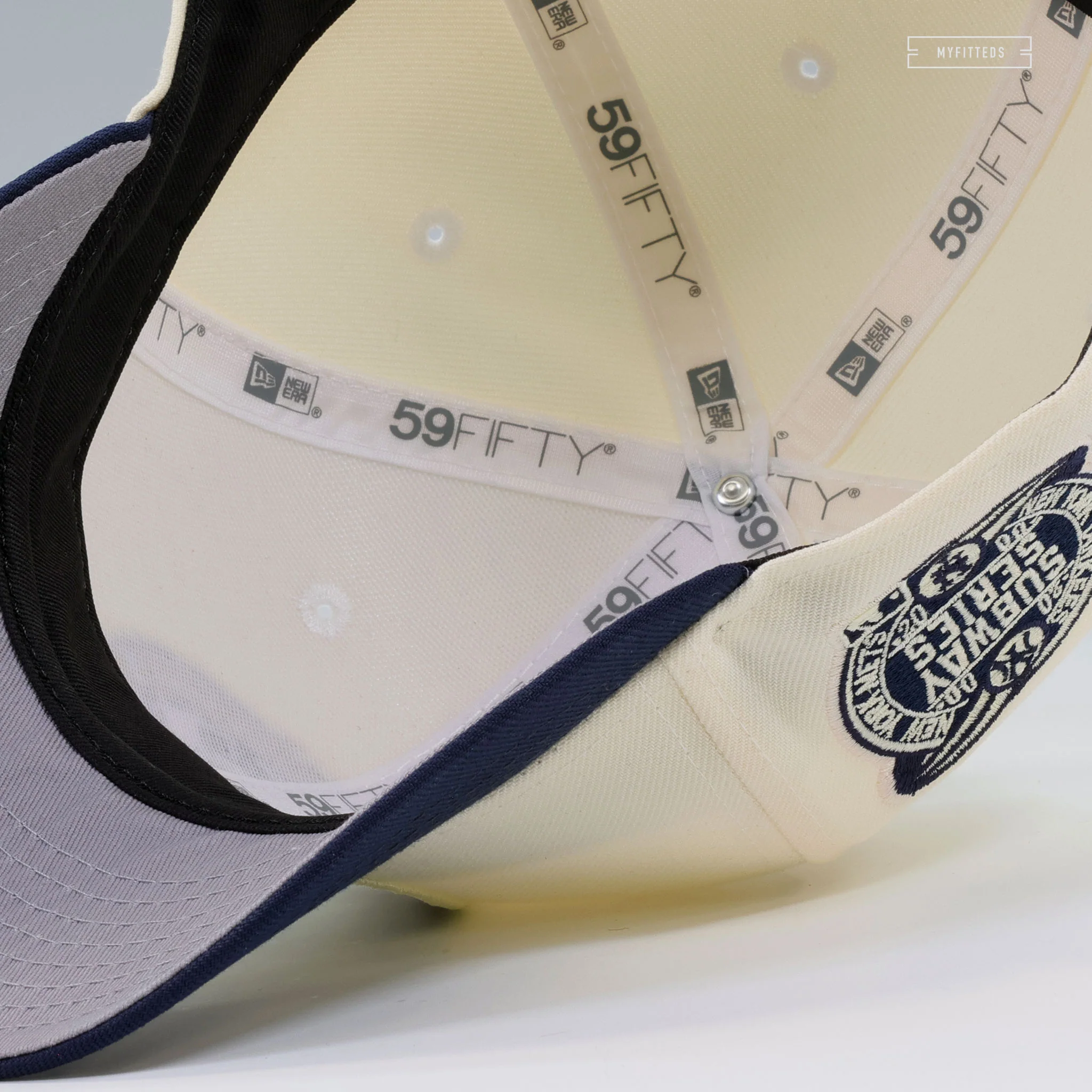 NEW YORK YANKEES 1949 WORLD SERIES 2000 WORLD SERIES AIMÉ LEON DORE INSPIRED NEW ERA FITTED CAP - Image 7
