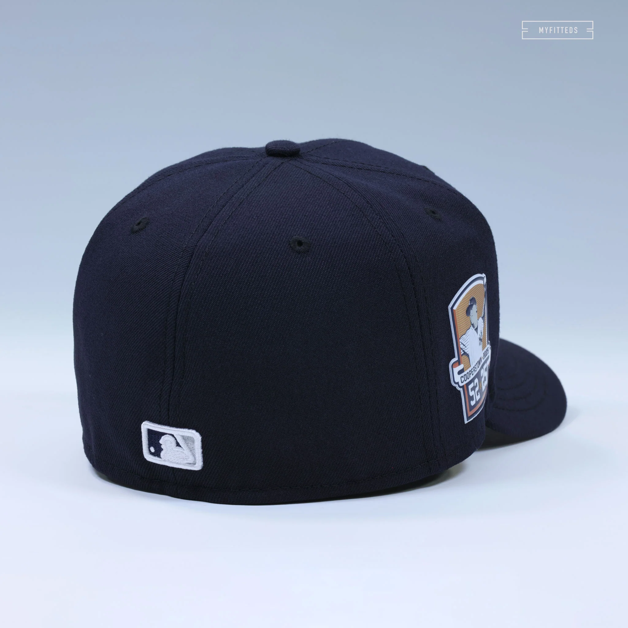 NEW YORK YANKEES CC SABATHIA 52 IN 25 COOPERSTOWN HOF ON-FIELD NEW ERA FITTED CAP - Image 5