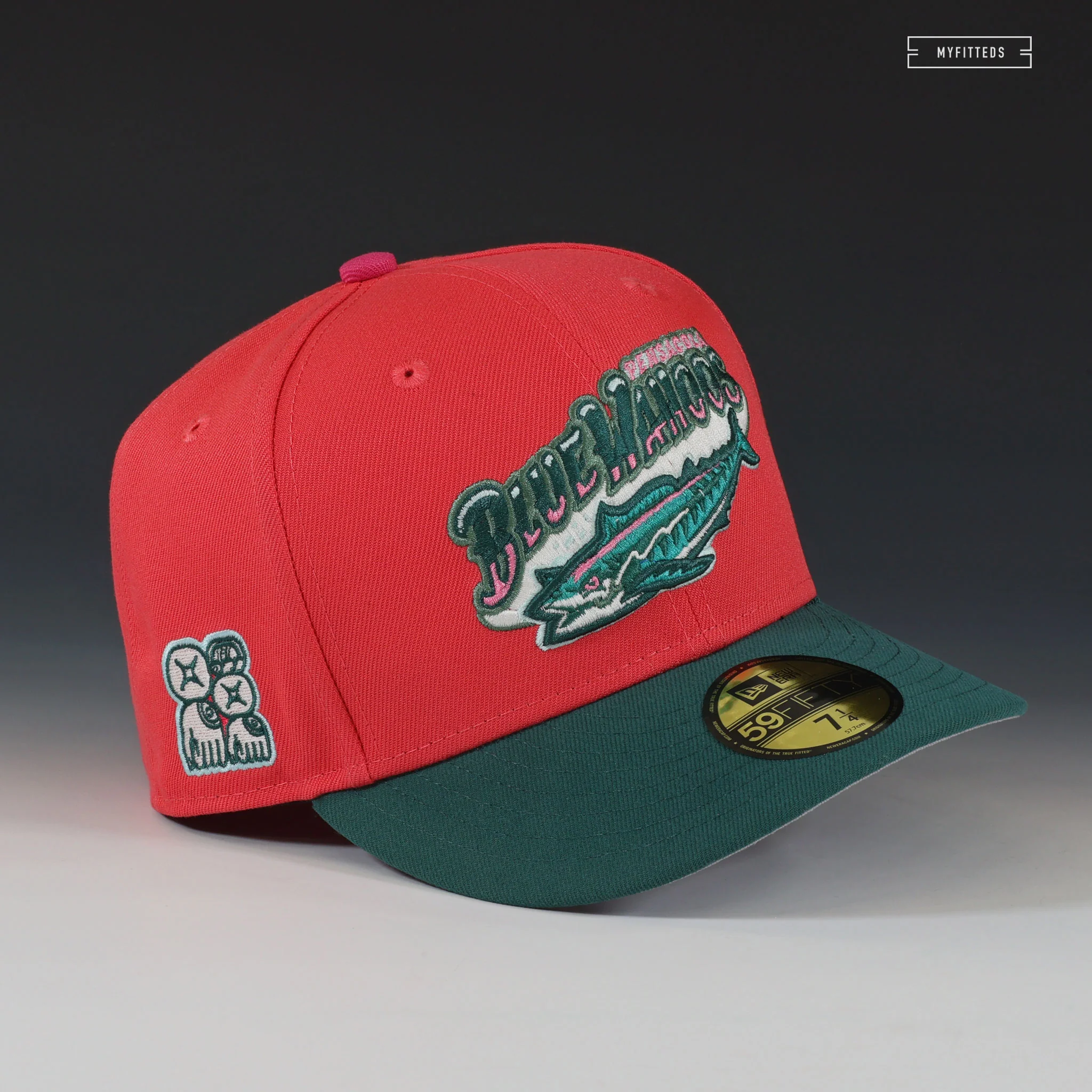 PENSACOLA BLUE WAHOOS THE WILD ROBOT PROTECTS INSPIRED COPA23 NEW ERA FITTED CAP - Image 3