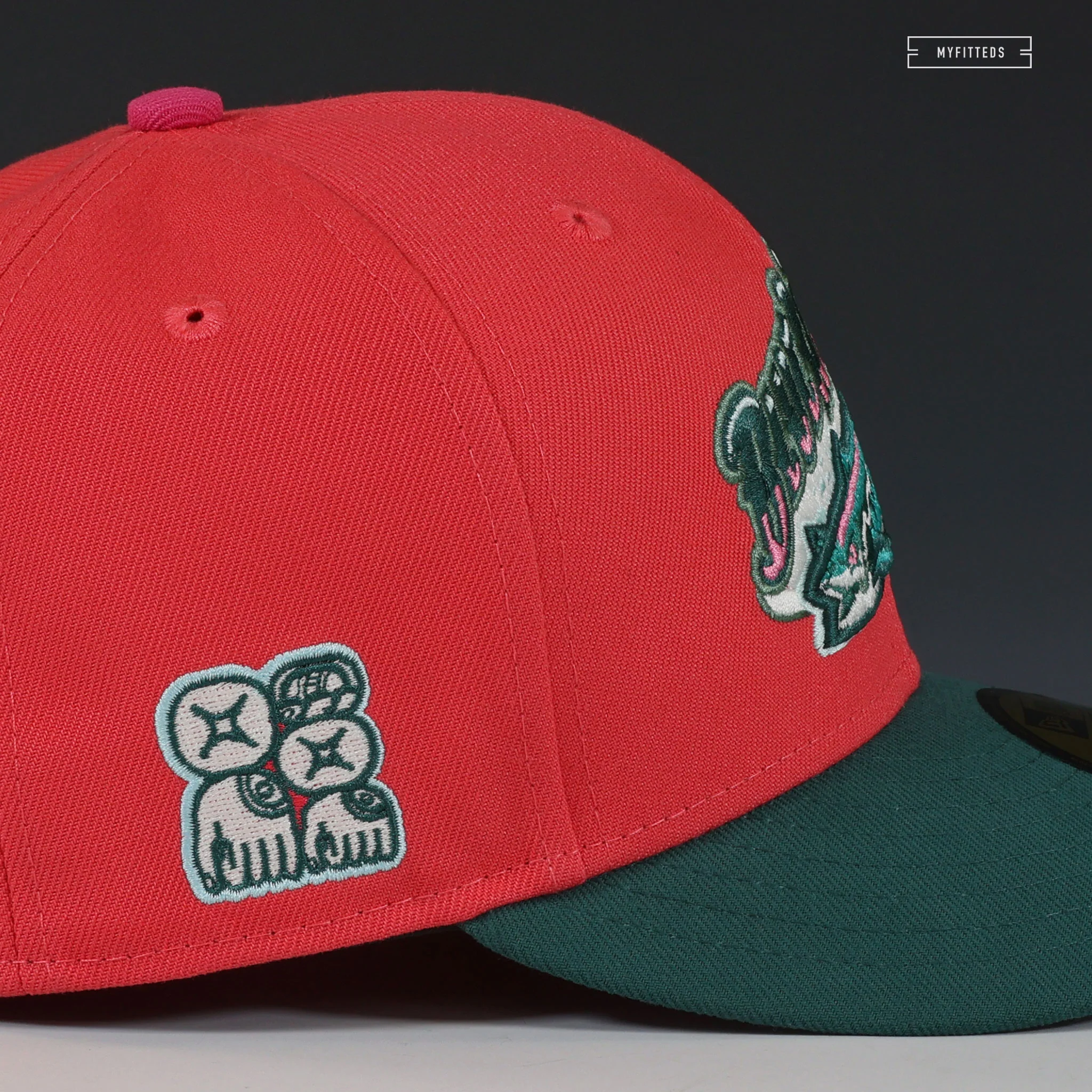 PENSACOLA BLUE WAHOOS THE WILD ROBOT PROTECTS INSPIRED COPA23 NEW ERA FITTED CAP - Image 5