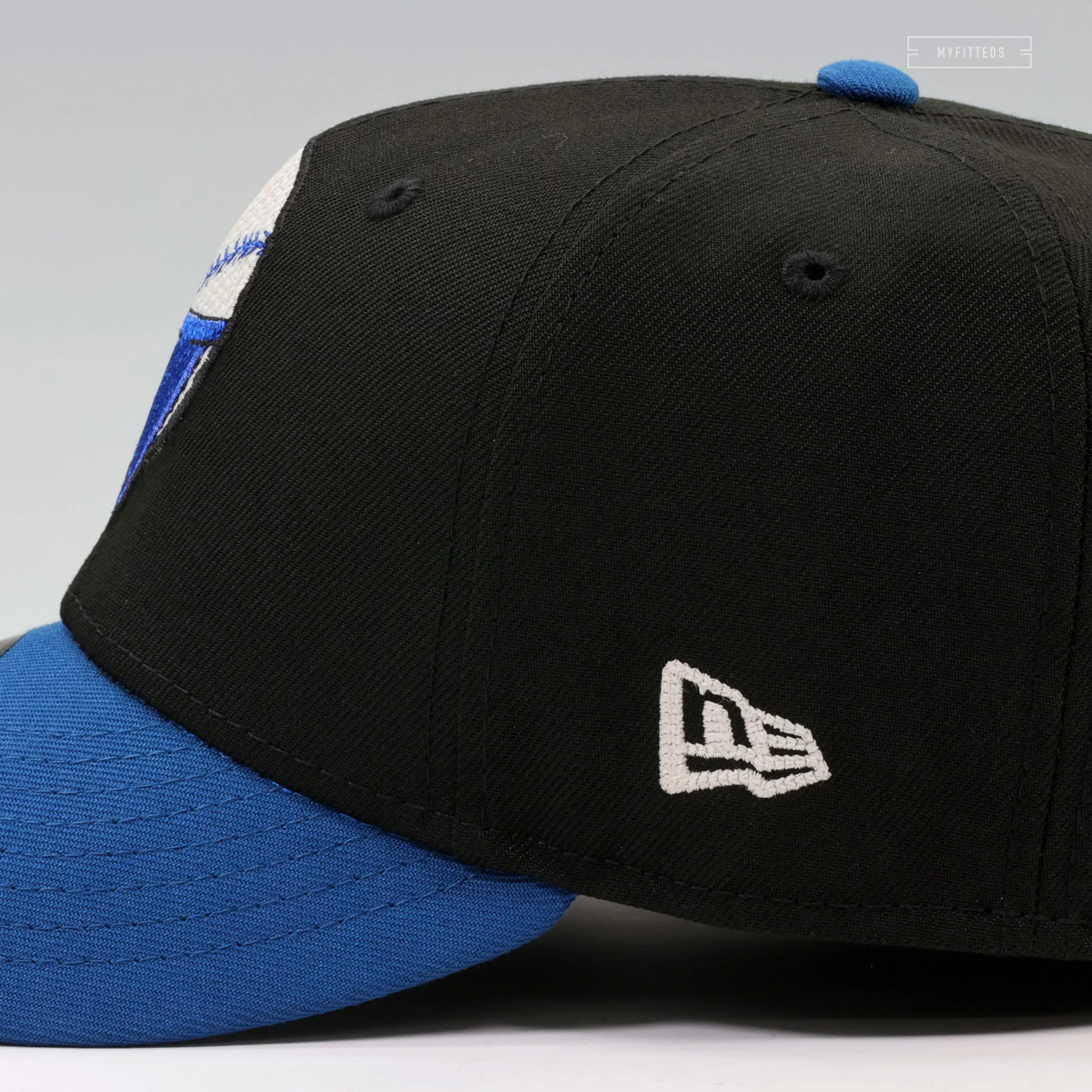 QUAD CITIES RIVER BANDITS BANDANA CENTENNIAL BRIDGE QC SIDE PATCH NEW ERA FITTED CAP - Image 5