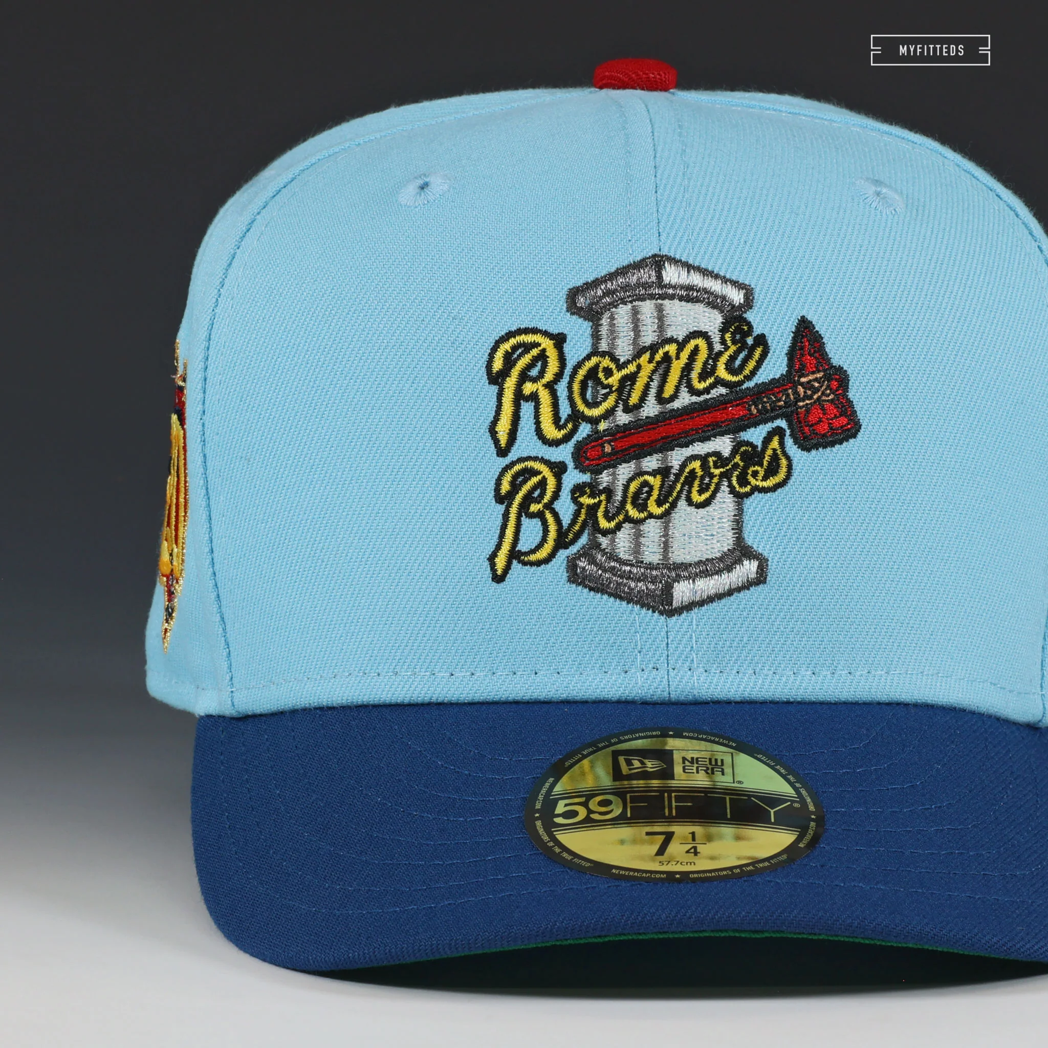 ROME BRAVES 20TH ANNIVERSARY DAYLIGHT NEW ERA FITTED CAP - Image 3