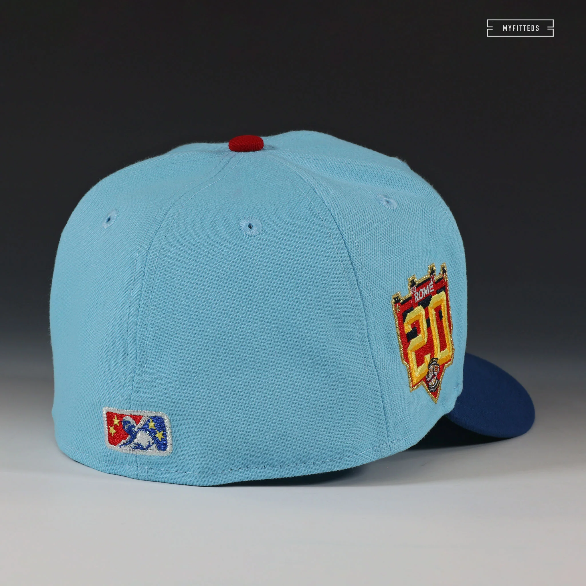 ROME BRAVES 20TH ANNIVERSARY DAYLIGHT NEW ERA FITTED CAP - Image 4