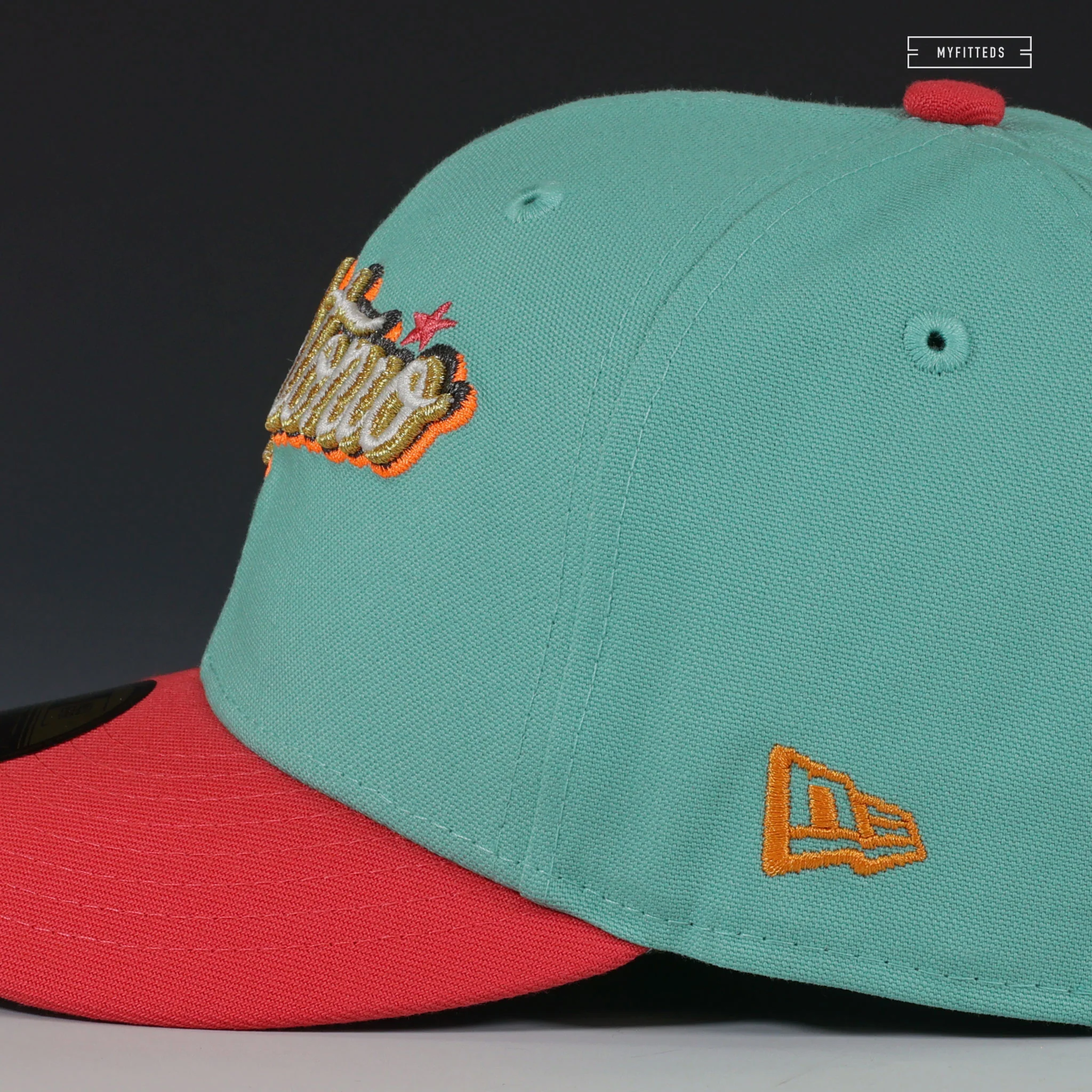 SAN ANTONIO MISSIONS THE WOLFF 75TH TEXAS LEAGUE ASG 1996 SPURS NEW ERA FITTED CAP - Image 6