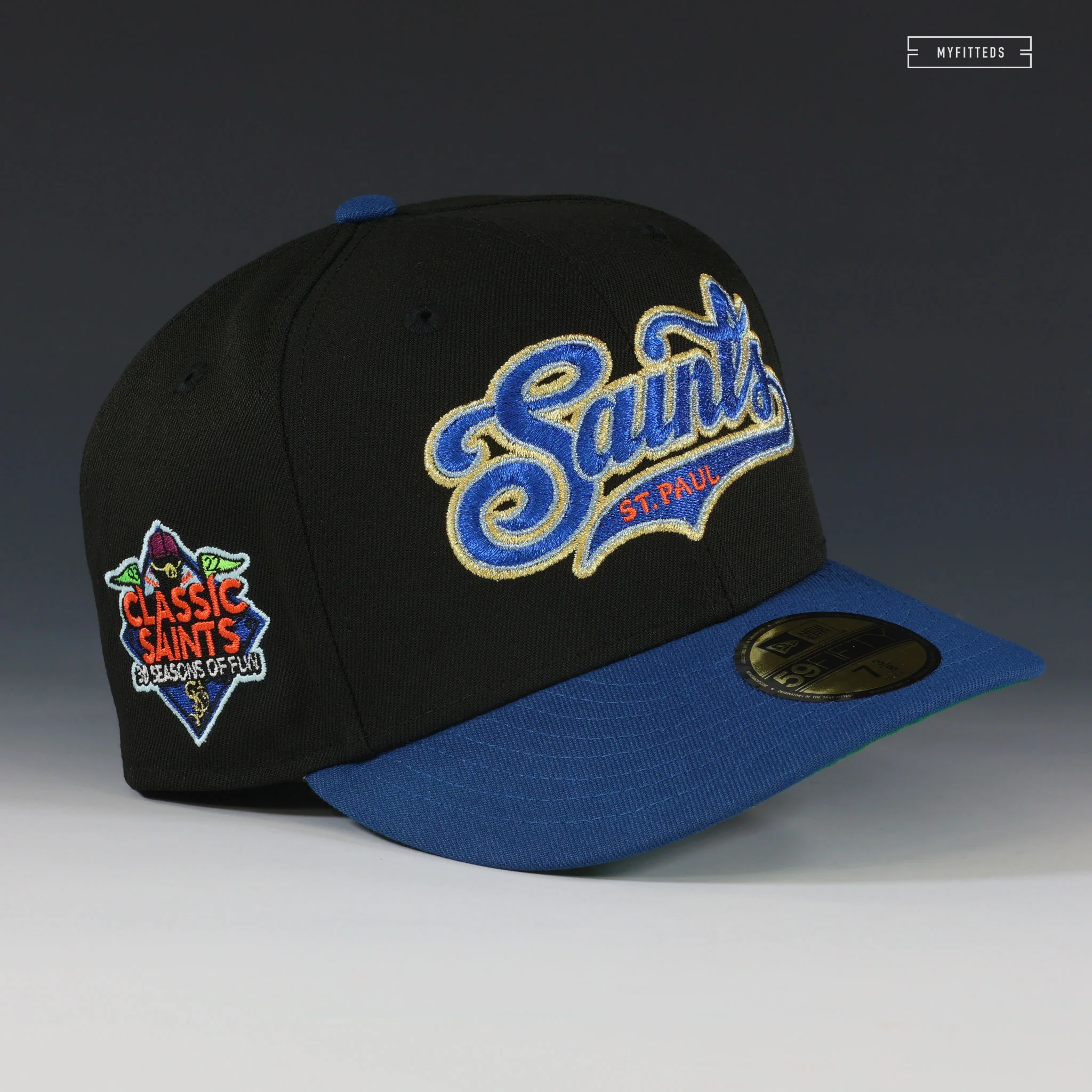 ST. PAUL SAINTS 30 SEASONS OF FUN NEW ERA FITTED CAP - Image 2