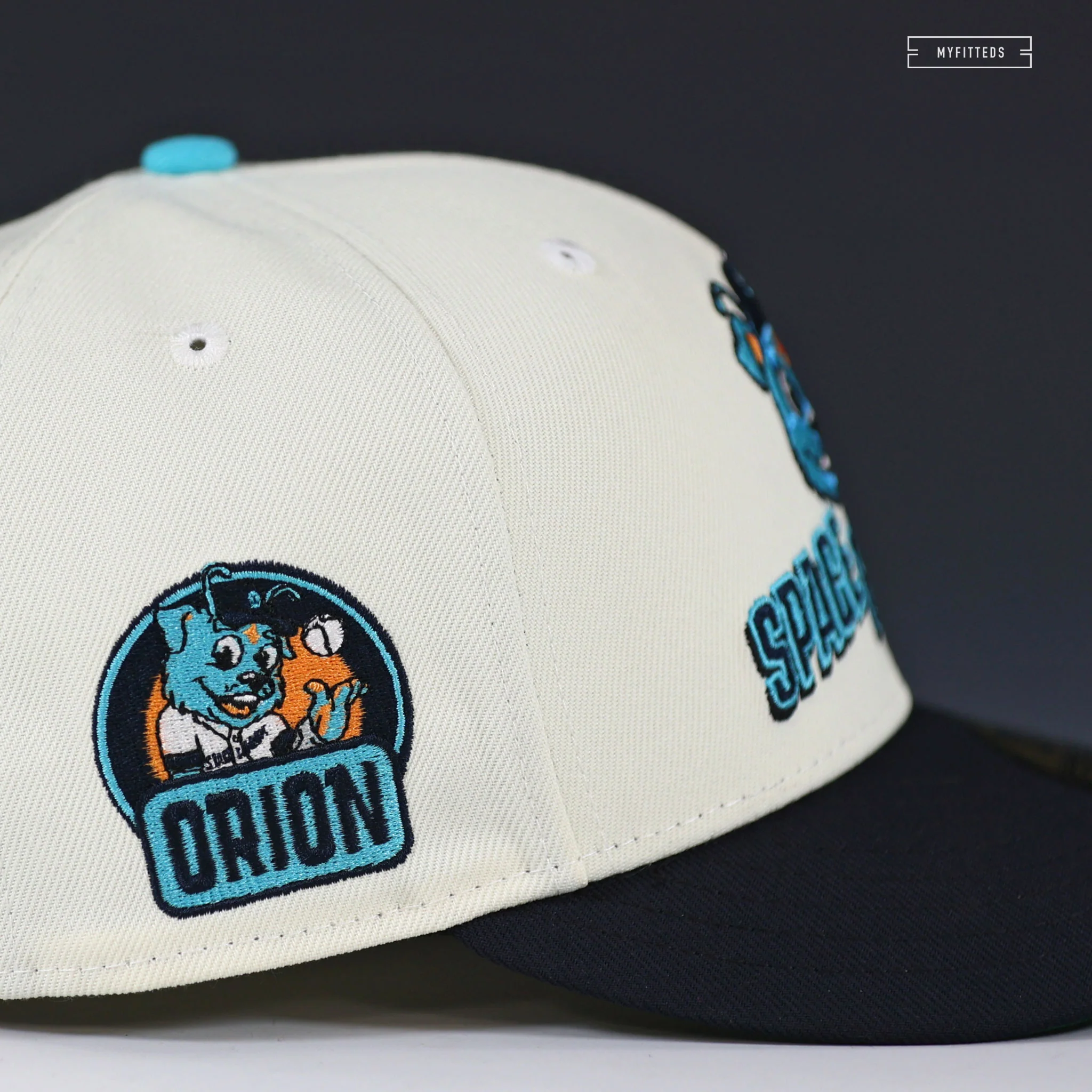 SUGAR LAND SPACE COWBOYS ORION THE MASCOT OFF WHITE NEW ERA FITTED CAP - Image 5