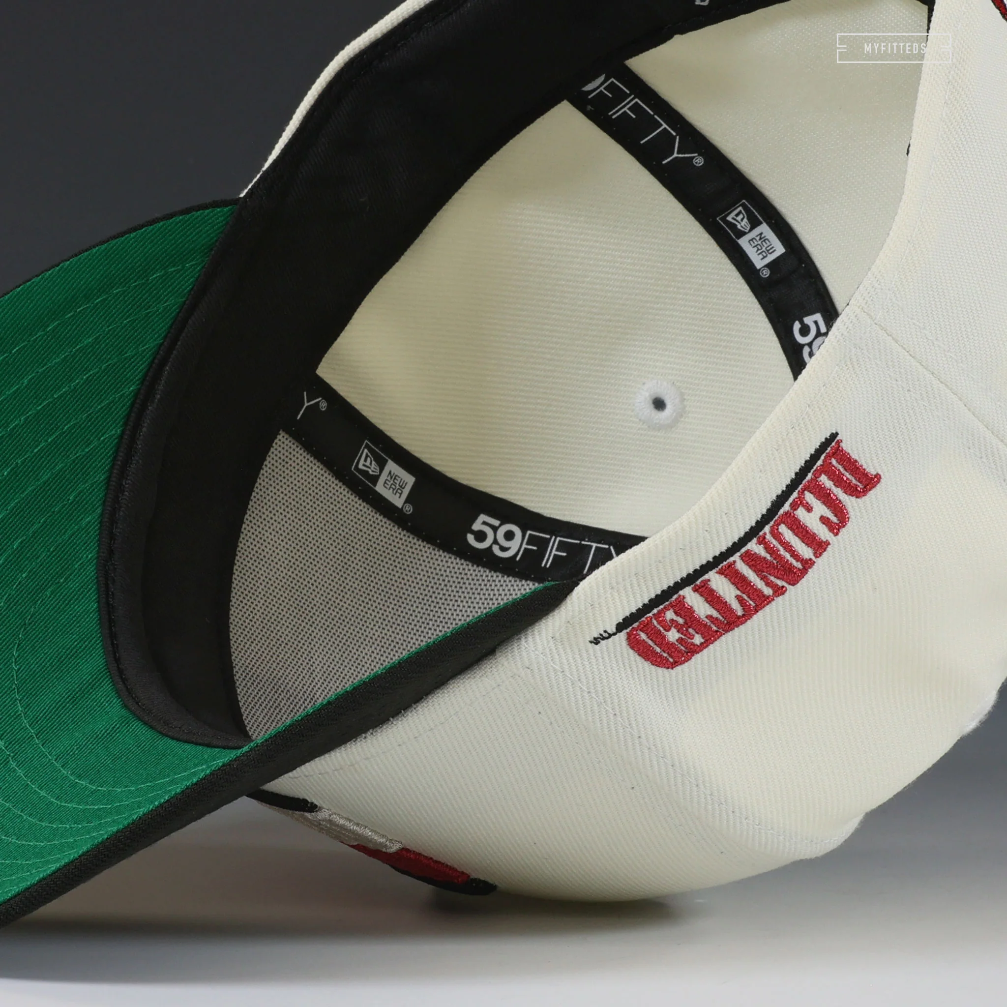 WASHINGTON D.C. UNITED 1996 INAUGURAL SEASON RETRO OFF WHITE NEW ERA FITTED CAP - Image 7